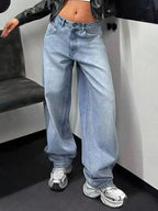Baggy Wide Leg Jeans - Charmdeals