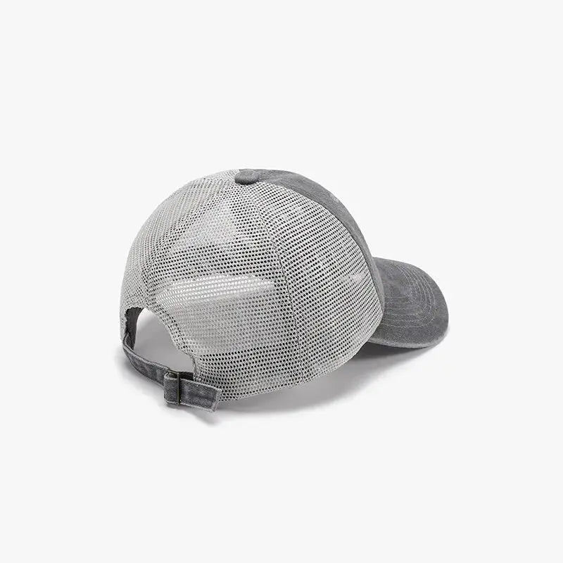 Breathable Mesh Adjustable Baseball Cap - Charmdeals