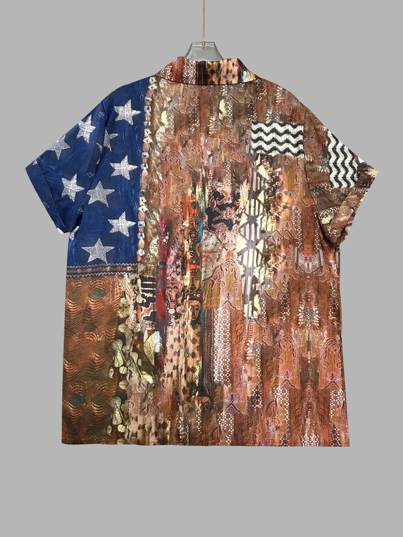 Button - Up Short Sleeve Shirt - Charmdeals