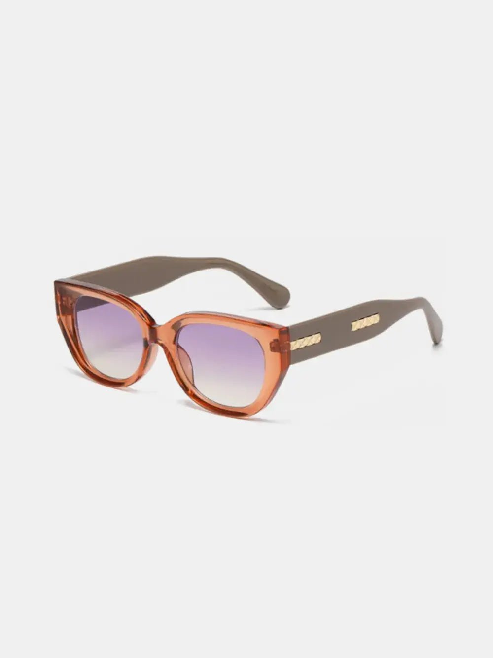 Cat Eye Polycarbonate Frame Sunglasses - Charmdeals
