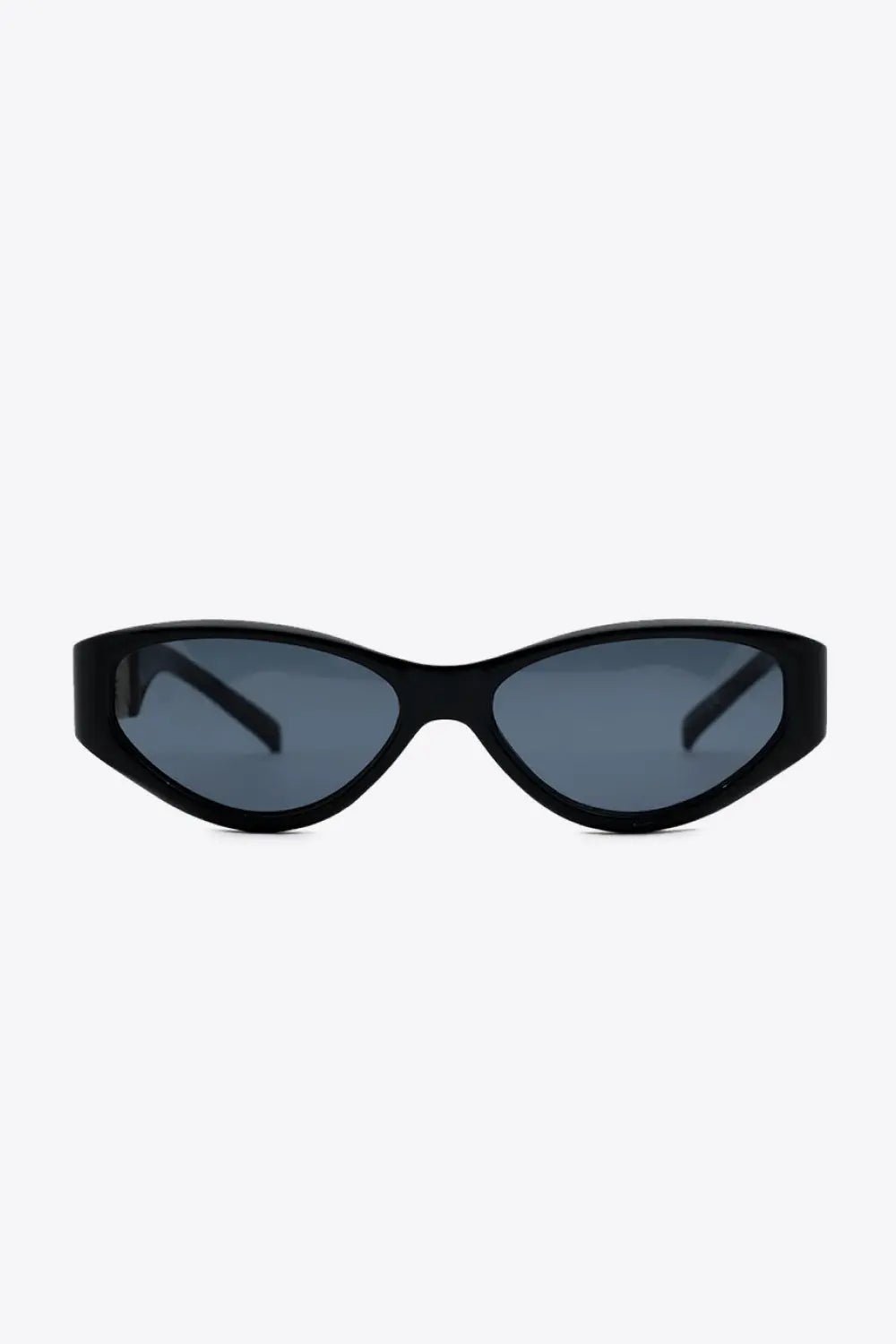 Chain Detail Temple Cat Eye Sunglasses - Charmdeals