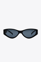 Chain Detail Temple Cat Eye Sunglasses - Charmdeals