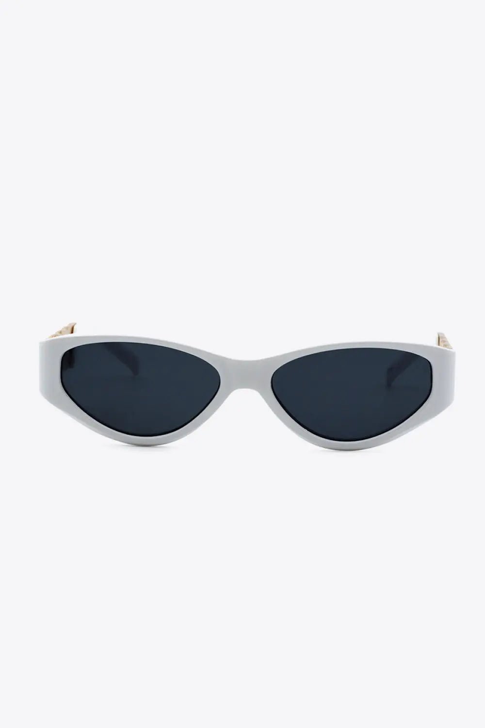 Chain Detail Temple Cat Eye Sunglasses - Charmdeals