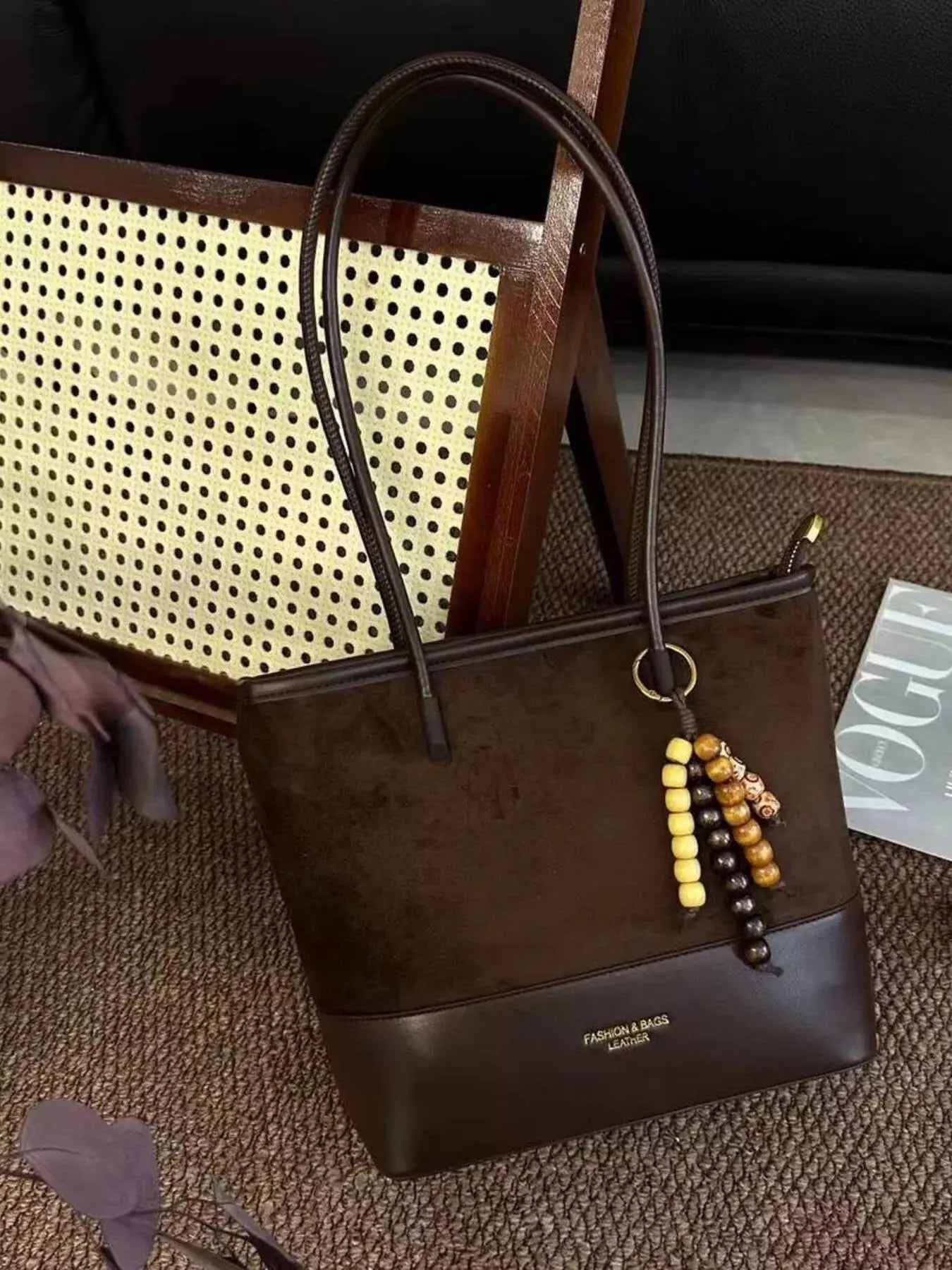 Color Block Shoulder Bag - Charmdeals