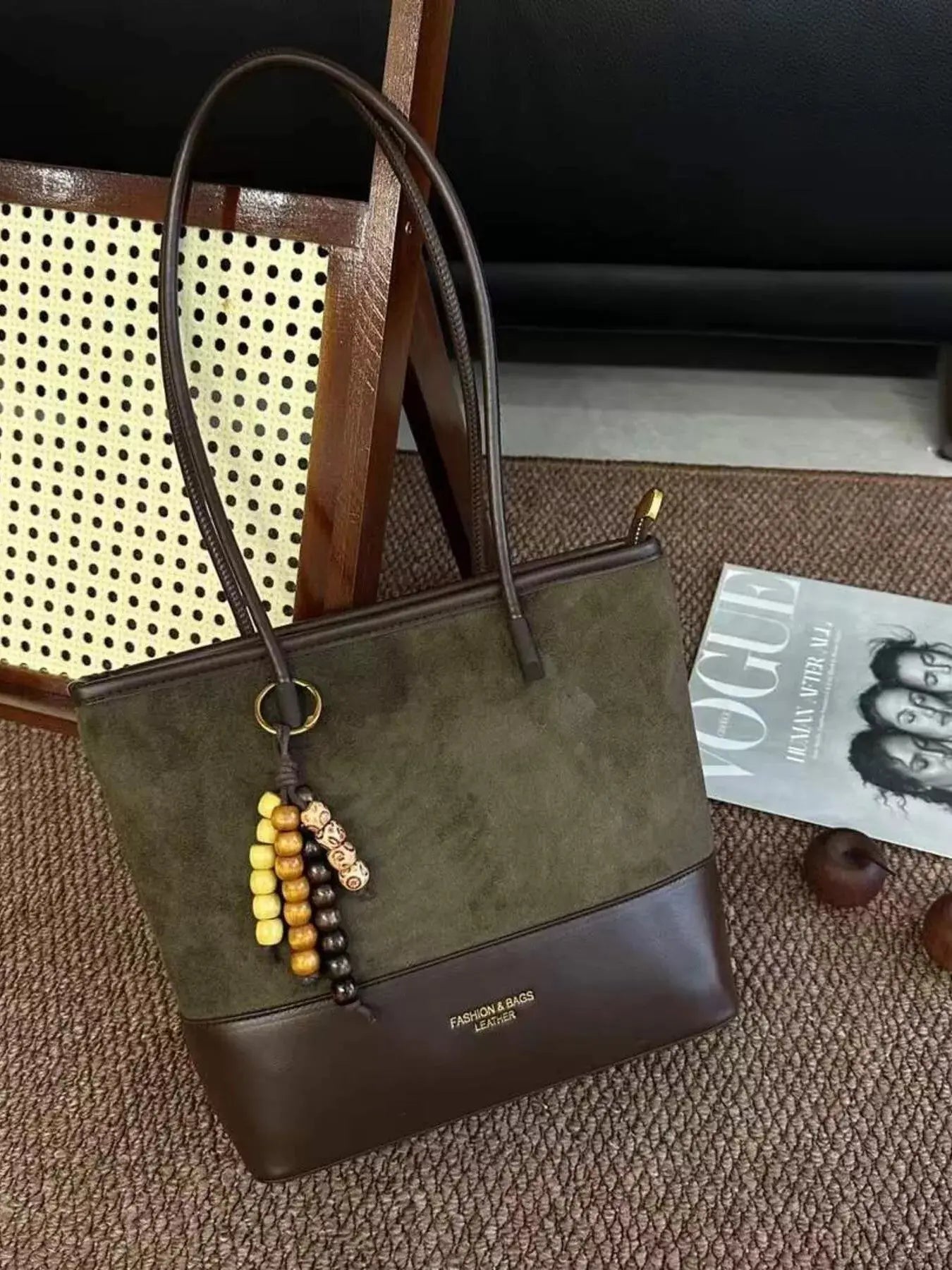 Color Block Shoulder Bag - Charmdeals