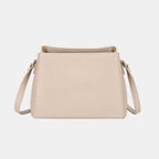 David Jones PU Leather Crossbody Bag - Charmdeals