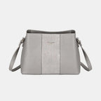 David Jones PU Leather Crossbody Bag - Charmdeals
