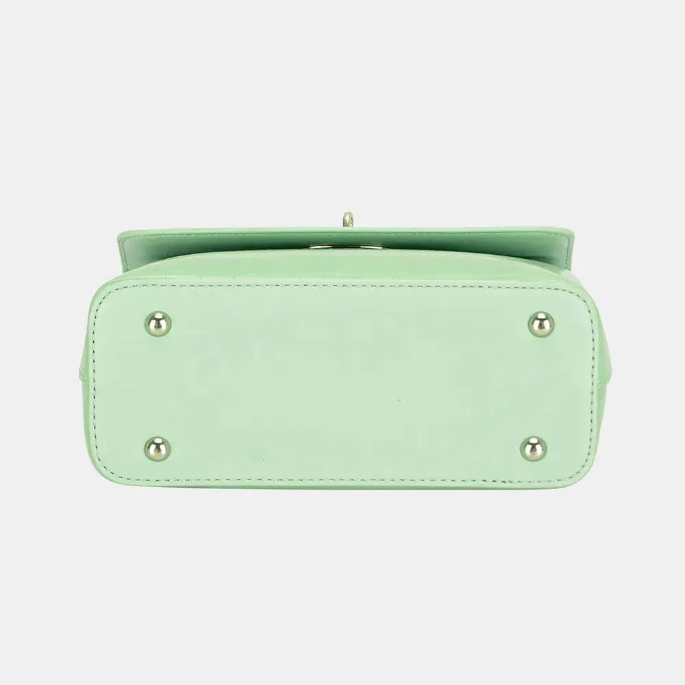 David Jones Texture PU Leather Handbag - Charmdeals