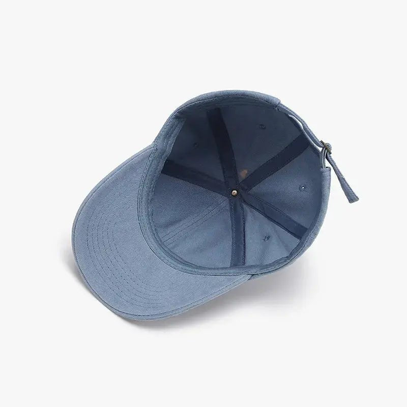 Distressed Cotton Baseball Cap - Charmdeals