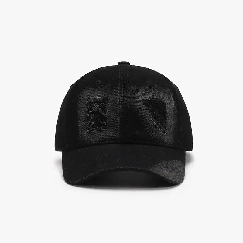 Distressed Cotton Baseball Cap - Charmdeals