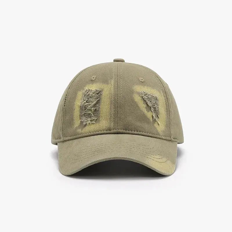 Distressed Cotton Baseball Cap - Charmdeals