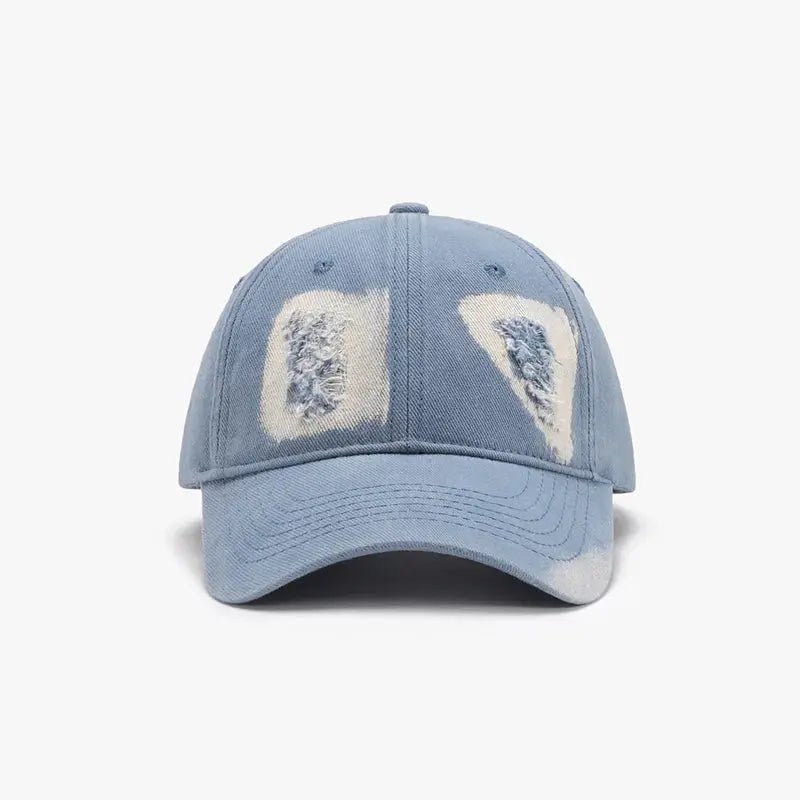 Distressed Cotton Baseball Cap - Charmdeals