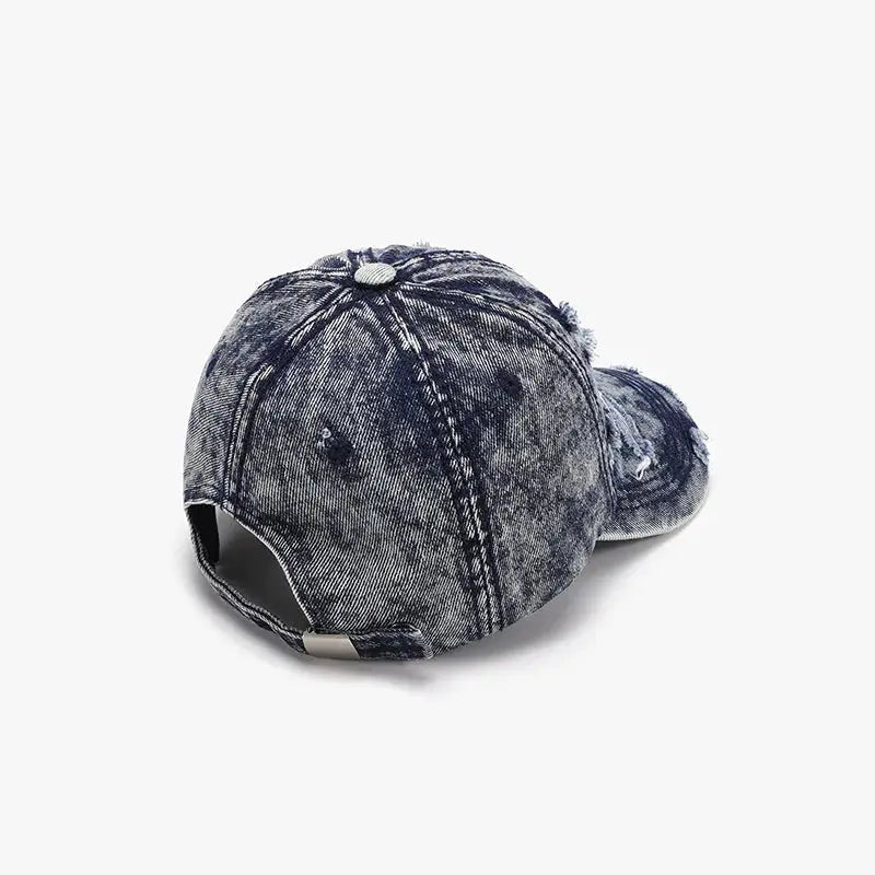 Distressed Cotton Baseball Cap - Charmdeals