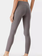 Full Size High - Waisted Active Leggings with Pockets Plus Size - Charmdeals