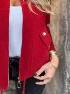 Full Size Zip - Up Long Sleeve Outerwear Plus Size - Charmdeals