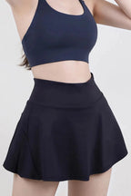 High Waist Pleated Active Skirt - Charmdeals
