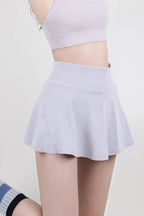 High Waist Pleated Active Skirt - Charmdeals