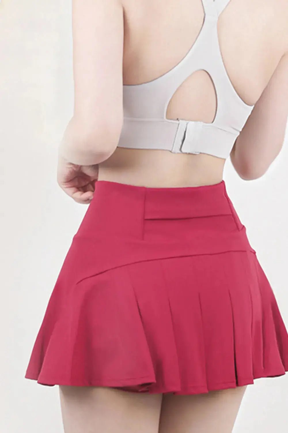 High Waist Pleated Active Skirt - Charmdeals