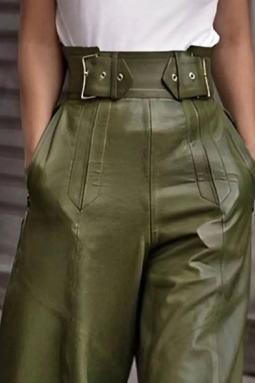 High Waist Wide Flare Pants - Charmdeals