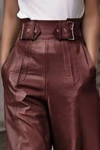 High Waist Wide Flare Pants - Charmdeals