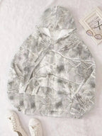 Kangaroo Pocket Long Sleeve Hoodie - Charmdeals