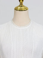 Layered Round Neck Long Sleeve Dress - Charmdeals