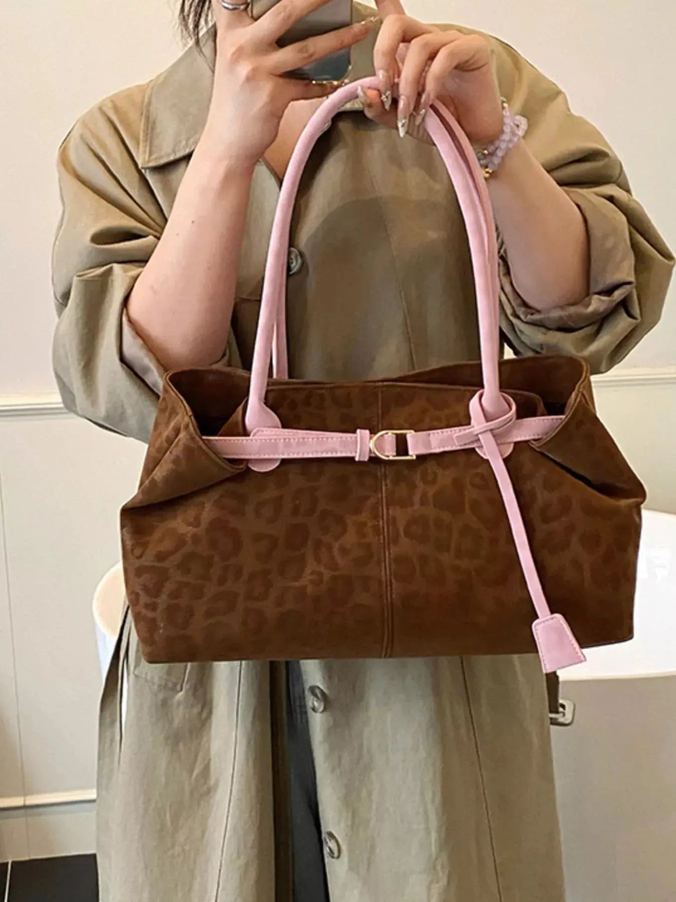 Leopard Print Handbag - Charmdeals
