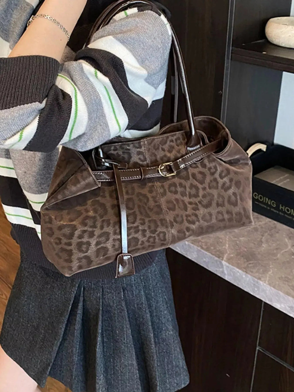 Leopard Print Handbag - Charmdeals