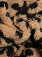 Leopard Zip Up Fleece Jacket - Charmdeals