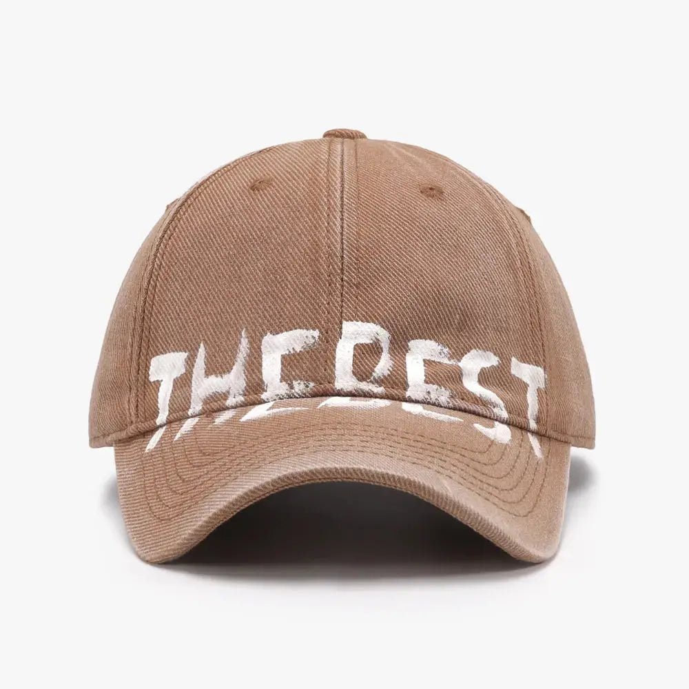 Letter Adjustable Baseball Cap - Charmdeals