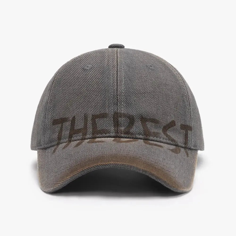Letter Adjustable Baseball Cap - Charmdeals