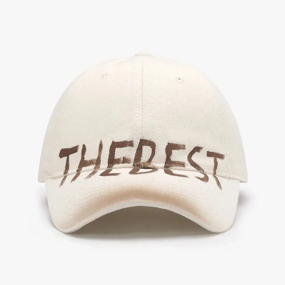 Letter Adjustable Baseball Cap - Charmdeals