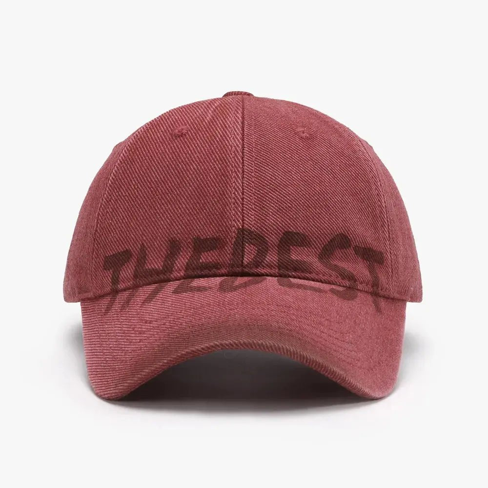 Letter Adjustable Baseball Cap - Charmdeals
