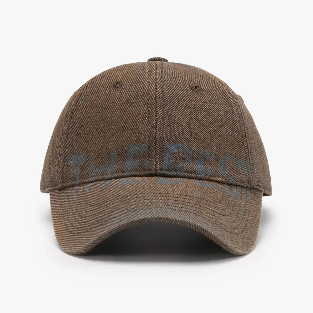 Letter Adjustable Baseball Cap - Charmdeals