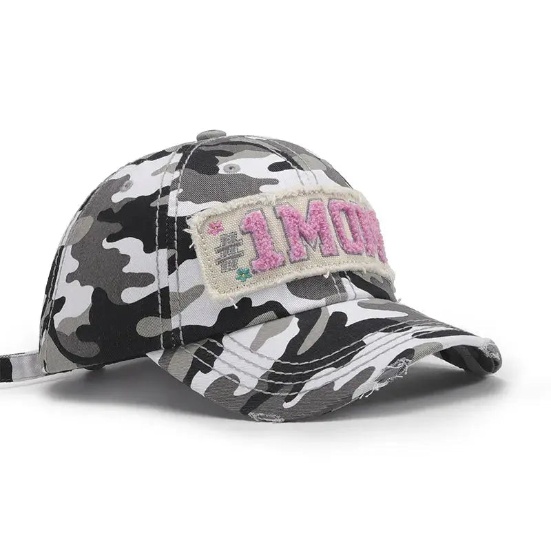 Letter Adjustable Cotton Baseball Cap - Charmdeals