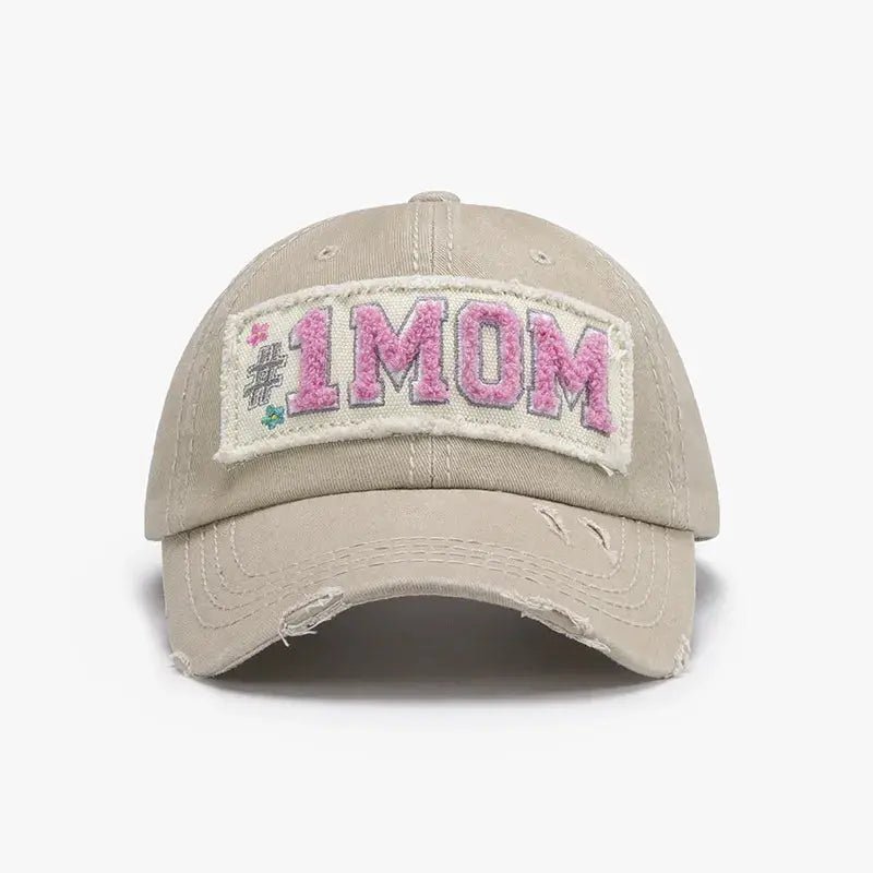 Letter Adjustable Cotton Baseball Cap - Charmdeals