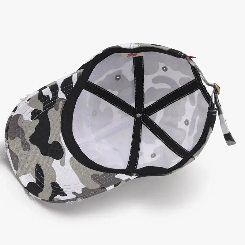Letter Adjustable Cotton Baseball Cap - Charmdeals