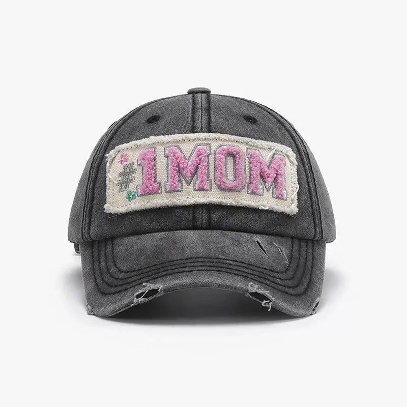 Letter Adjustable Cotton Baseball Cap - Charmdeals