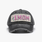 Letter Adjustable Cotton Baseball Cap - Charmdeals