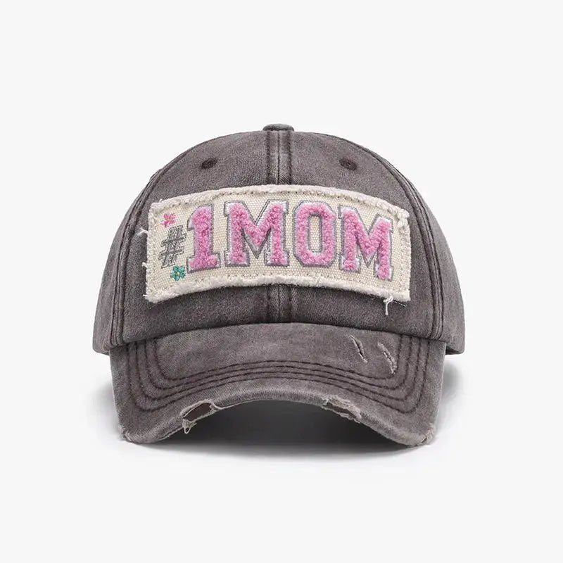 Letter Adjustable Cotton Baseball Cap - Charmdeals