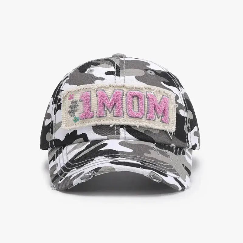 Letter Adjustable Cotton Baseball Cap - Charmdeals