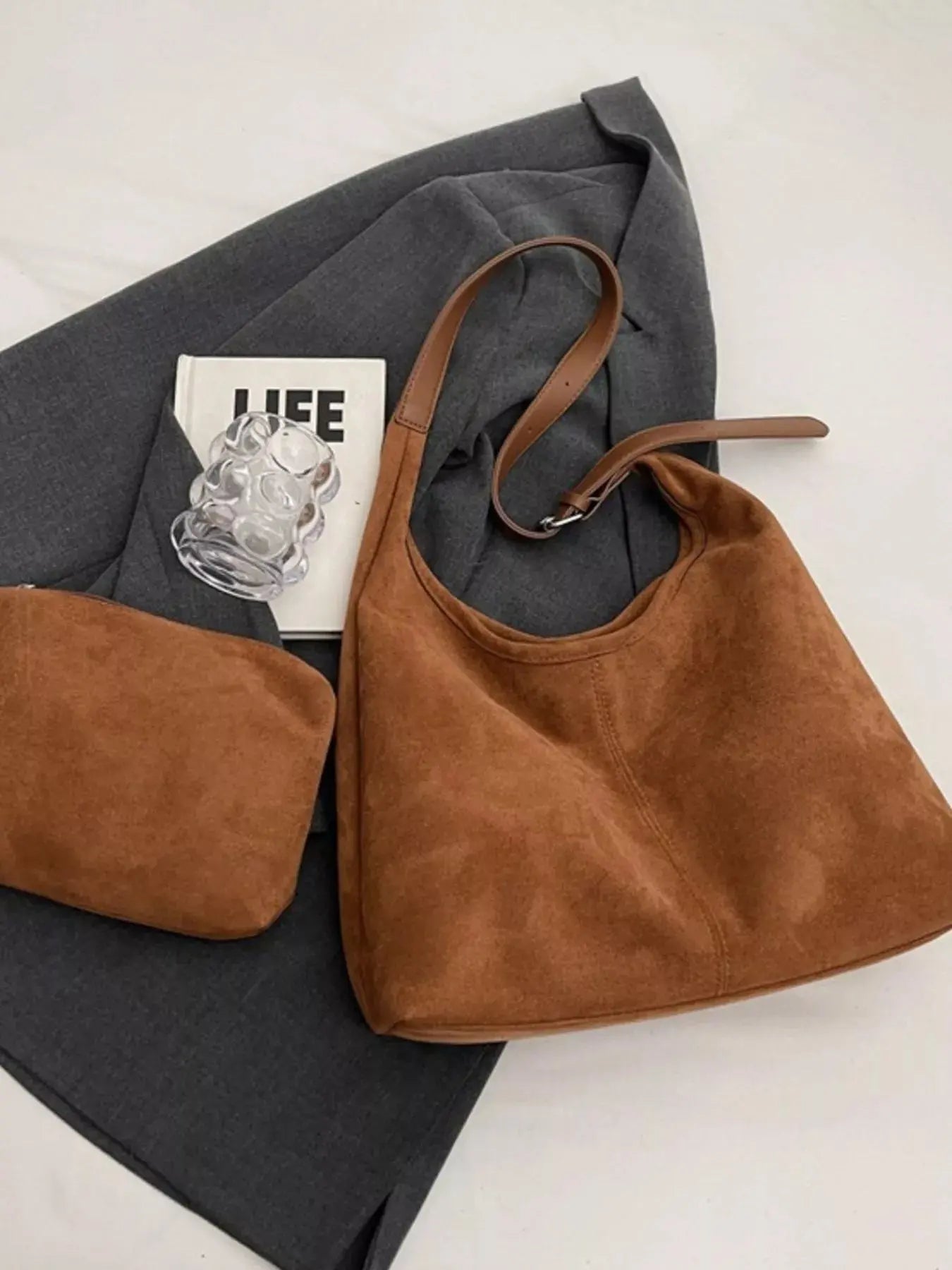 Lightweight Adjustable Strap Handbag - Charmdeals
