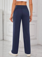 Lovelet High Waist Active Pants with Pockets - Charmdeals