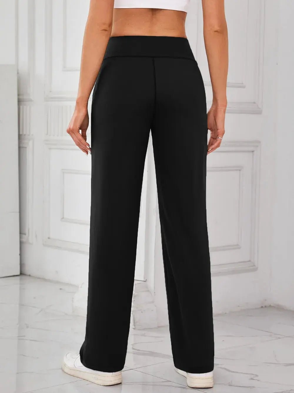 Lovelet High Waist Active Pants with Pockets - Charmdeals