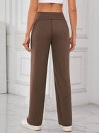 Lovelet High Waist Active Pants with Pockets - Charmdeals