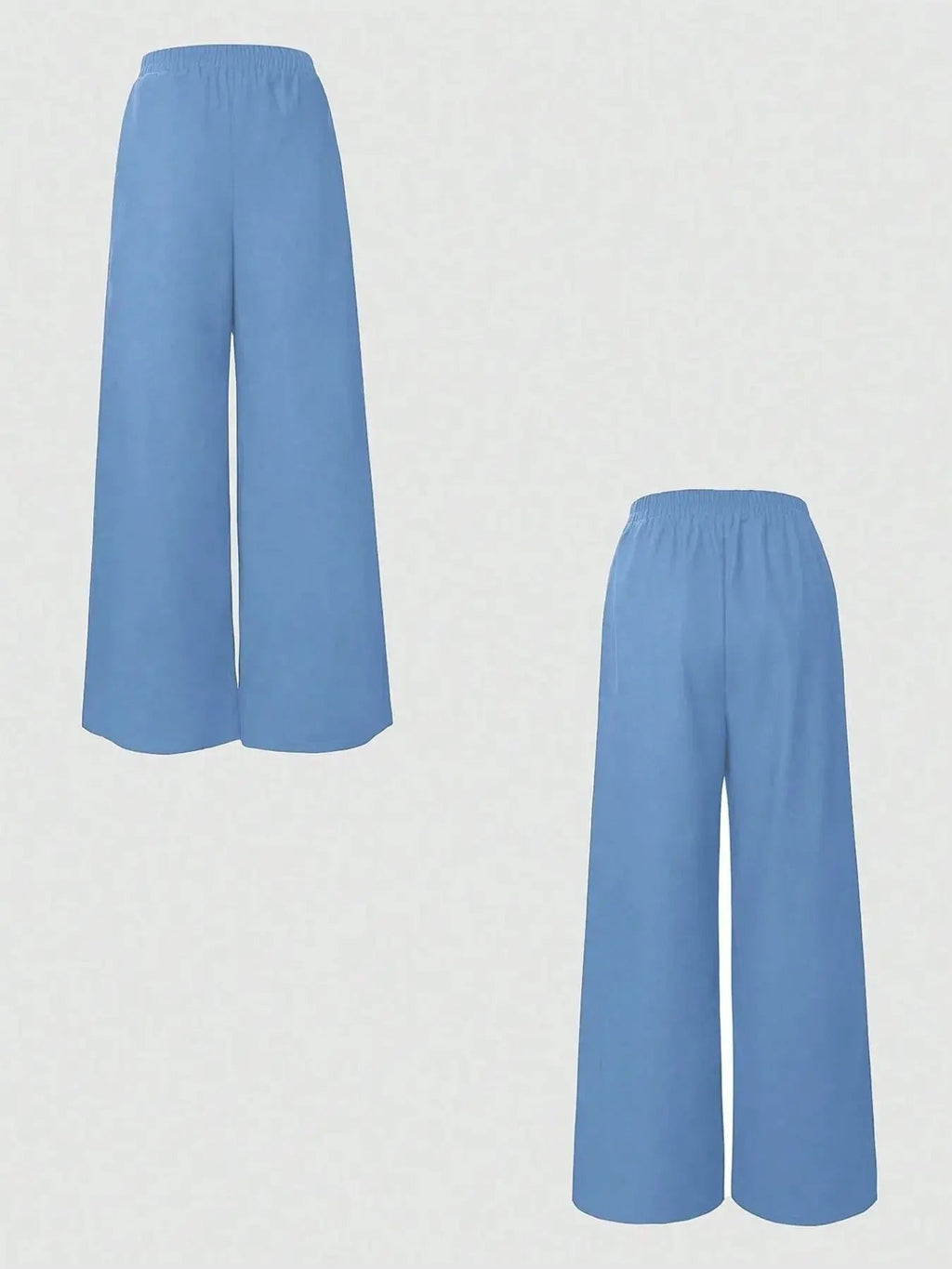 One Button Sleeveless Top and Pants Set - Charmdeals