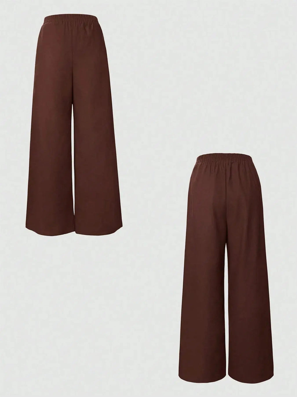 One Button Sleeveless Top and Pants Set - Charmdeals