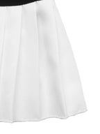 Pleated Hem Sweetheart Neckline Long Sleeve Mini Dress - Charmdeals