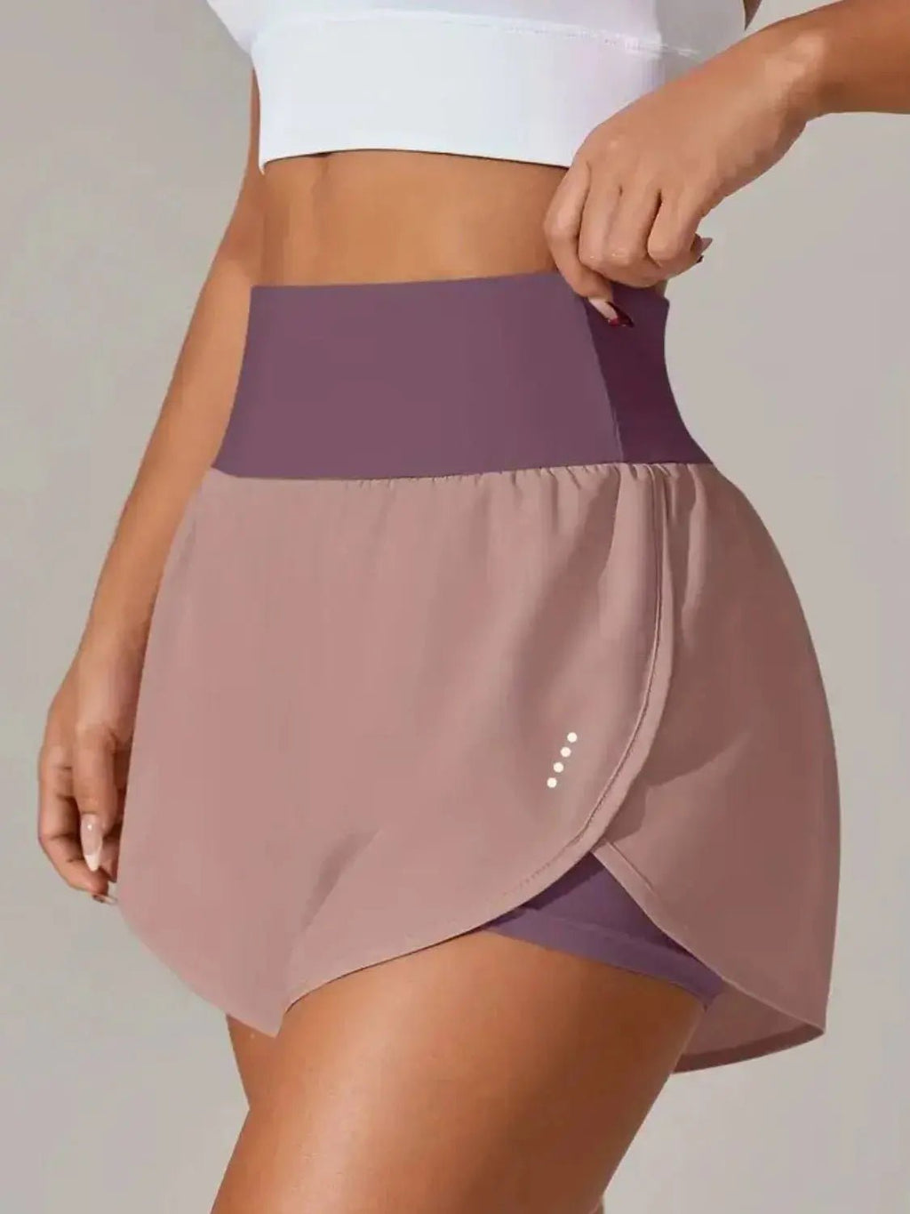 Pocketed High Waist Active Shorts - Charmdeals