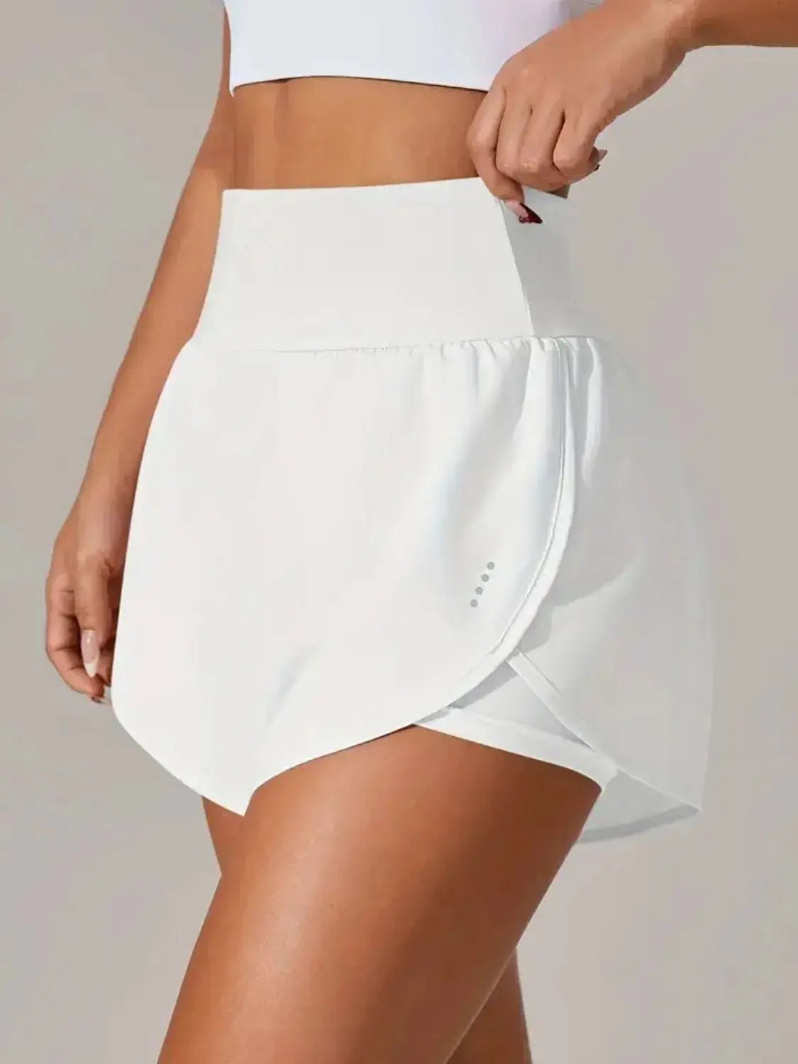 Pocketed High Waist Active Shorts - Charmdeals